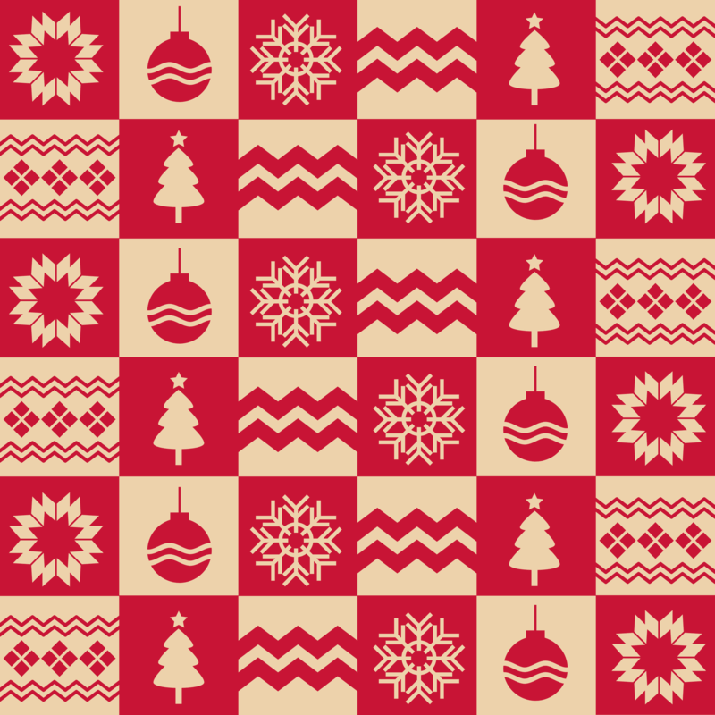 Print Pattern Design Template With For A Christmas Wrapping Paper