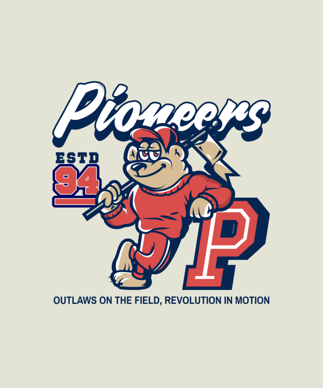 Sports T Shirt Design Creator Featuring A Mascot Graphic