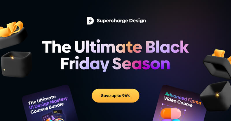 Supercharge Design Brand Image For Black Friday Coupons