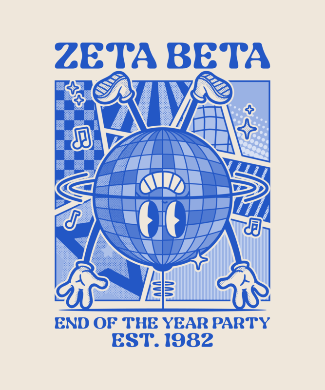 End Of The Year T Shirt Design Maker For A Fraternity Event