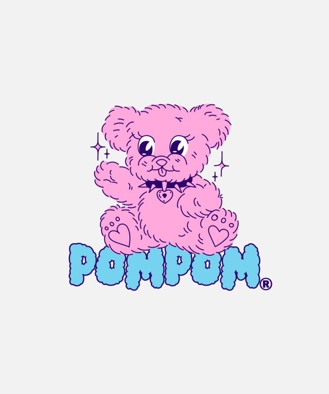 Front T Shirt Design Maker Featuring A Cute Teddy Bear Illustration