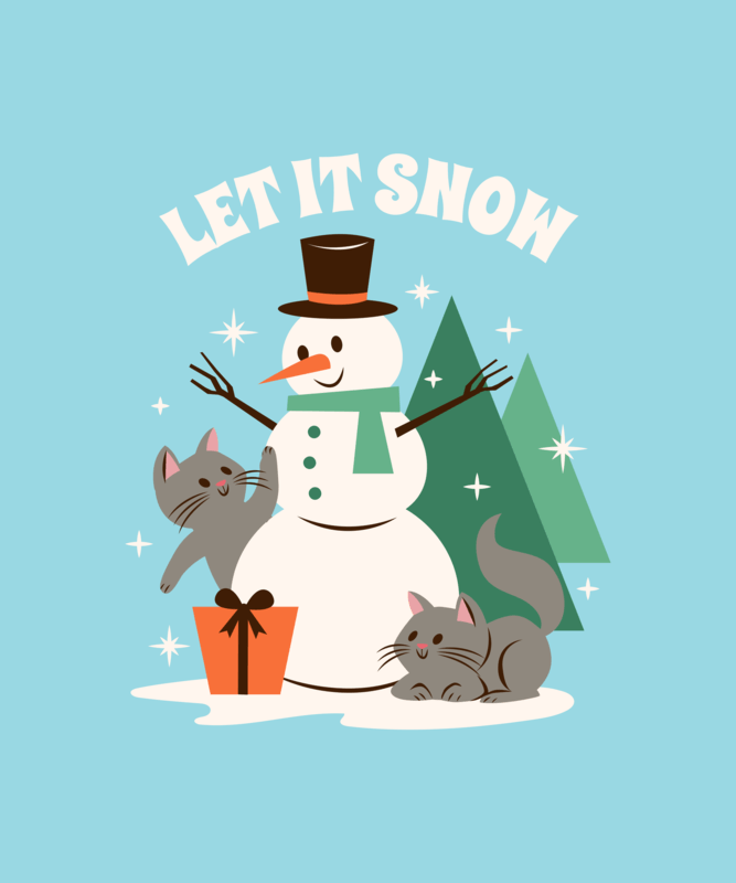 Illustrated T Shirt Design Maker For Christmas Enthusiasts