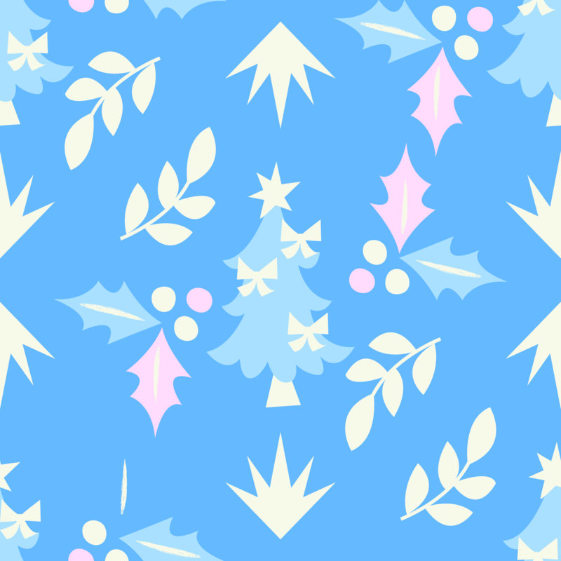 Print Pattern Design Generator With Xmas Holiday Graphics For Wrapping Paper