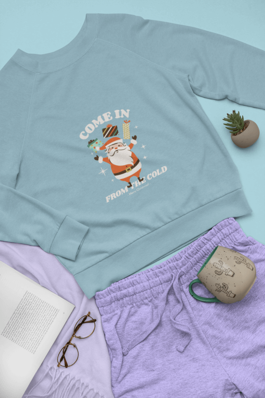 Sweatshirt Mockup Featuring A Comfy Outfit