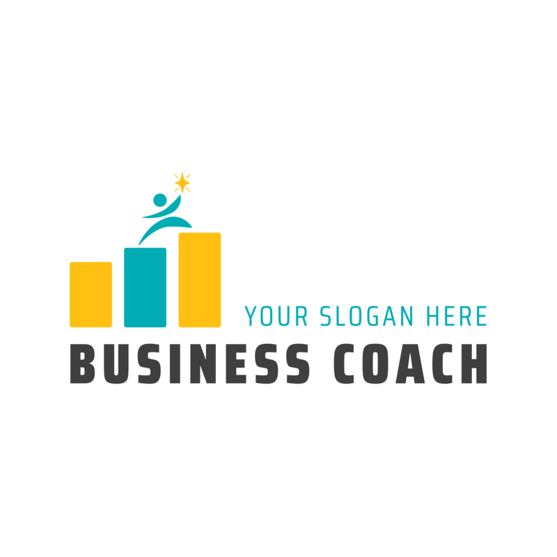 Minimalist Logo Template For A Business Coach