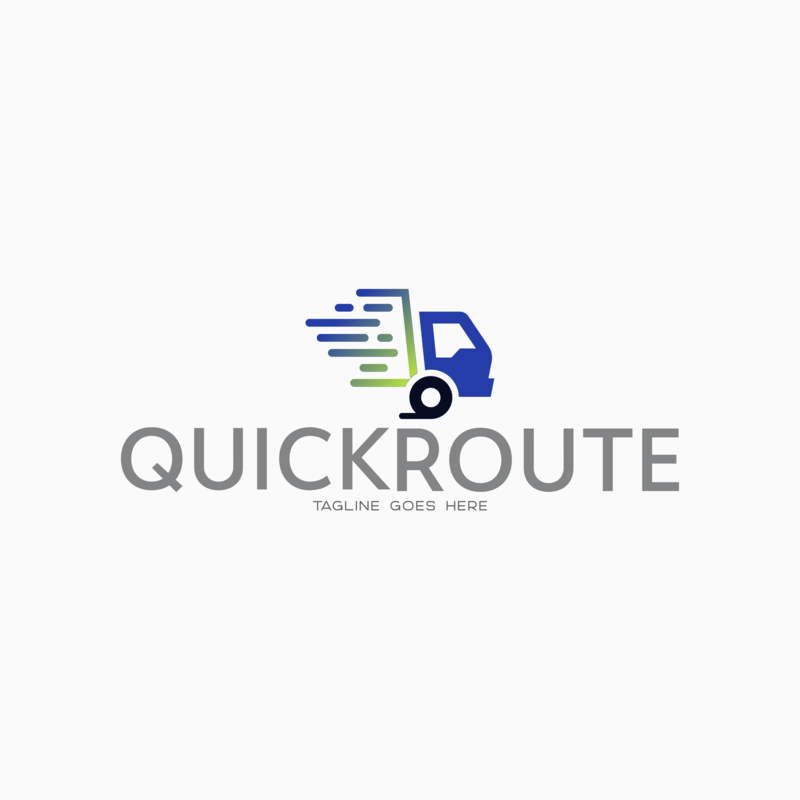 Minimalistic Logo Template For Transportation Service Companies