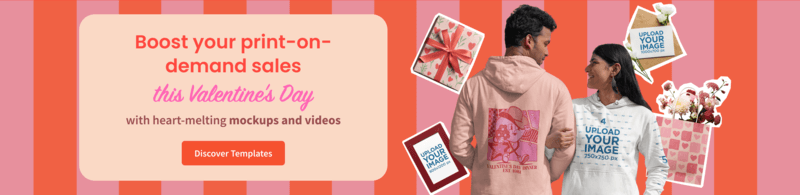 Example Of A Valentine's Day Campaign Featured On Placeit