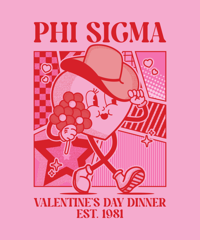 Fraternity T Shirt Design Maker For A Valentine's Day Fraternity Event