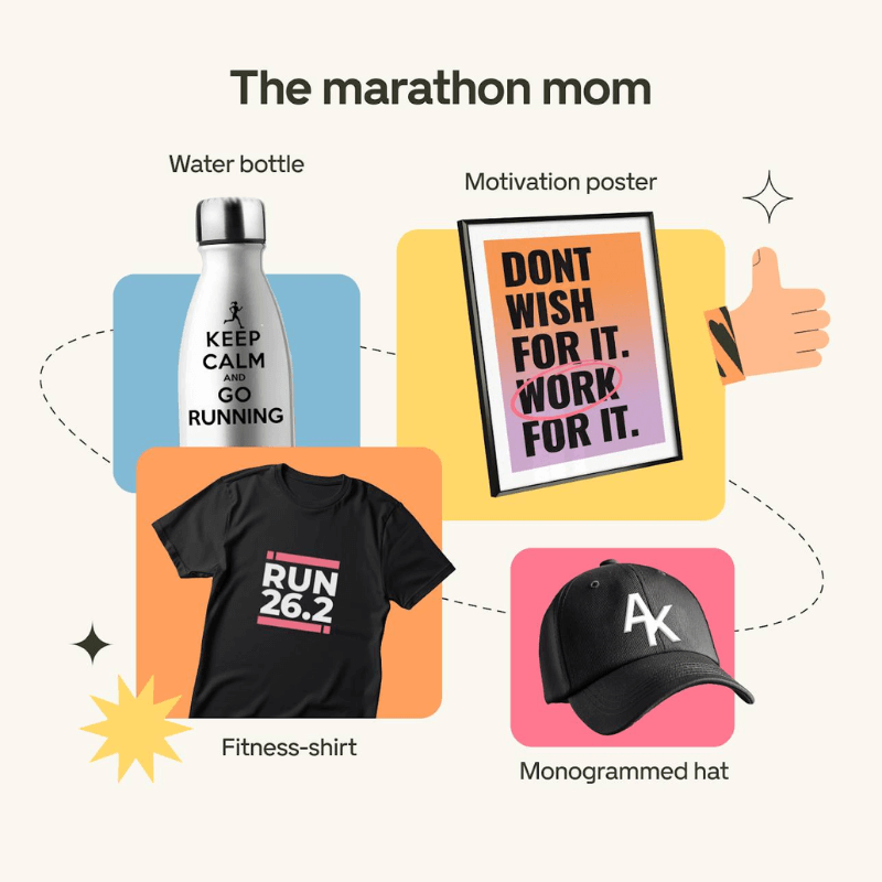 Gelato's Social Media Post Featuring Products For Marathon Moms