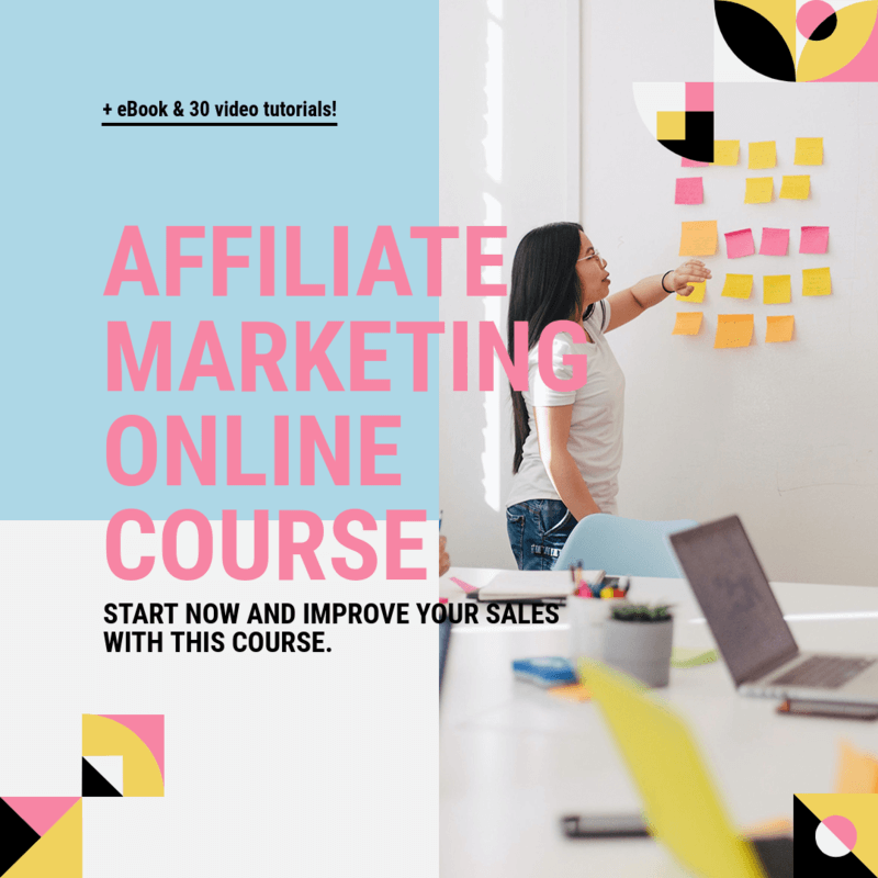 Instagram Post Creator For A Marketing Course Featuring Geometric Graphics