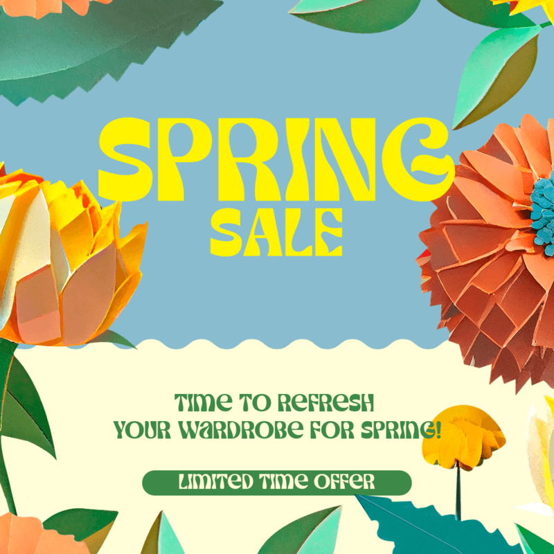 Instagram Post Maker Featuring Leaf Graphics For A Spring Offer 5811d