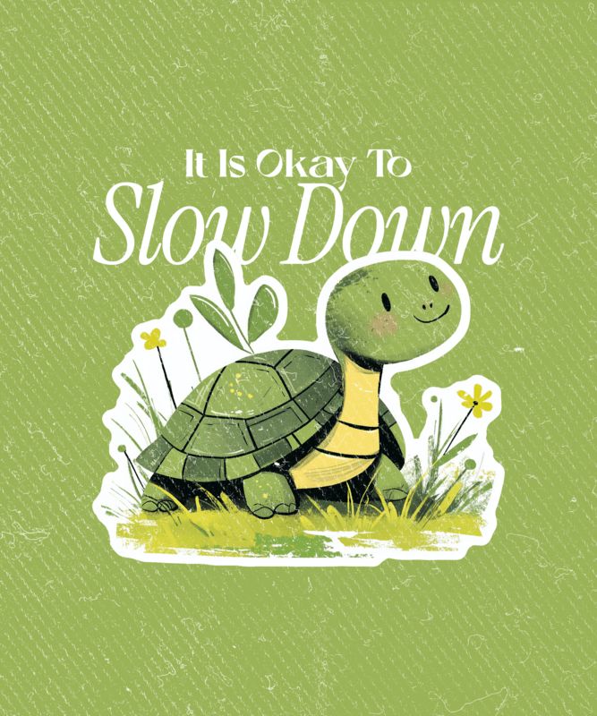 T Shirt Design Generator Featuring A Turtle Graphic And A Sweet Message 7163f