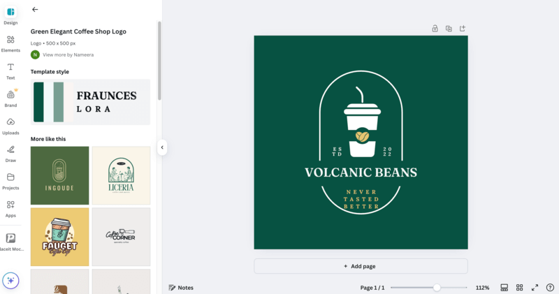 Canva Logo Maker For A Coffee Shop