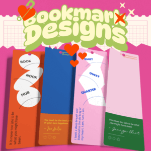 Custom Bookmark Design Blog Header