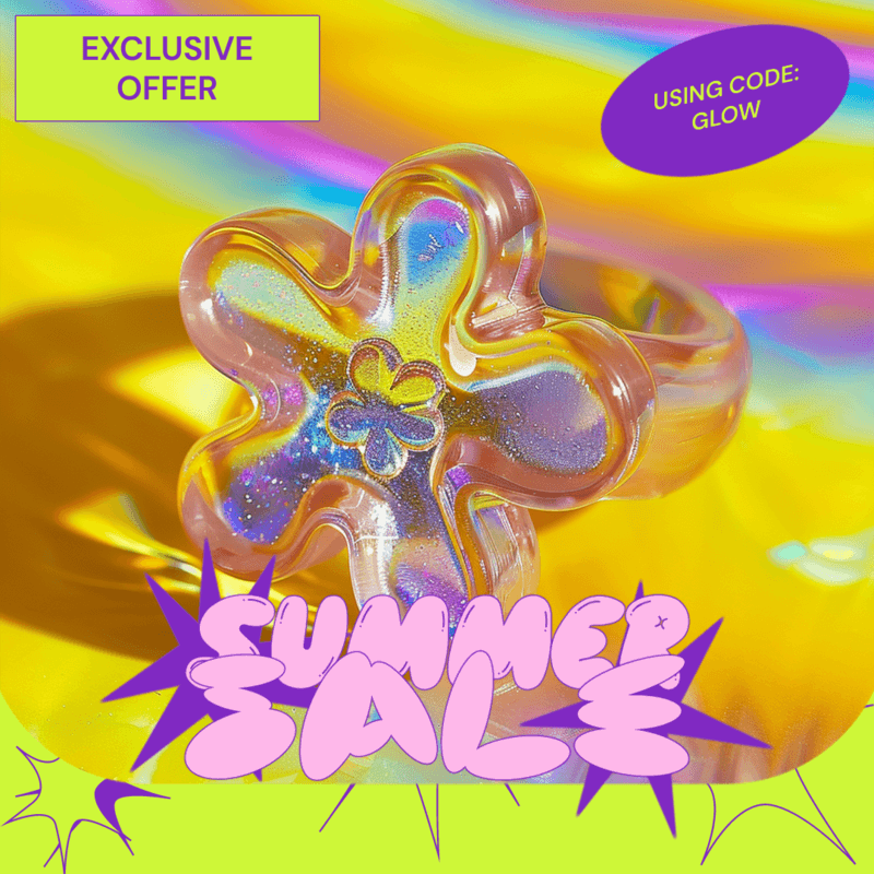 Instagram Post Template With A Colorful Style For A Jewelry Campaign