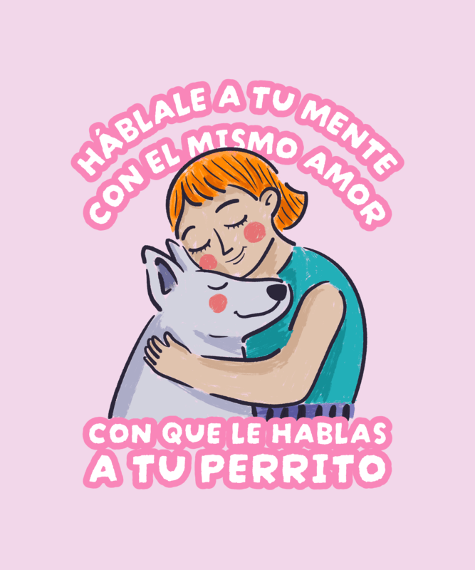 T Shirt Design For Dog Enthusiasts With A Mental Health Quote