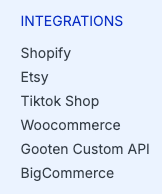 Gooten Integrations