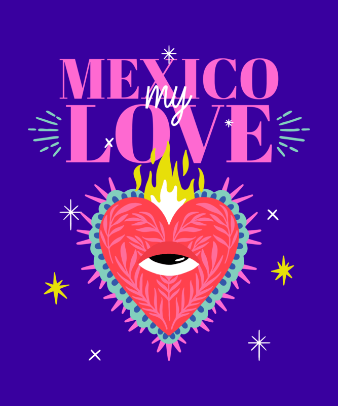 T Shirt Design Maker Featuring Sacred Heart Feast Day Themed Illustrations