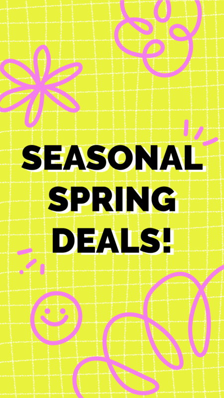 Colorful Instagram Story Maker With Bold Fonts For A Spring Sale Ad