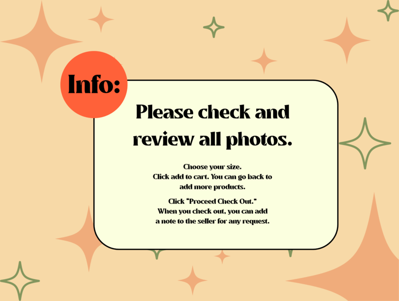 Etsy Listing Template Featuring Helpful Information For Online Orders