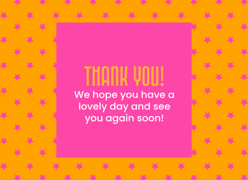 Greeting Card Design Template With A Thankful Quote And A Star Pattern