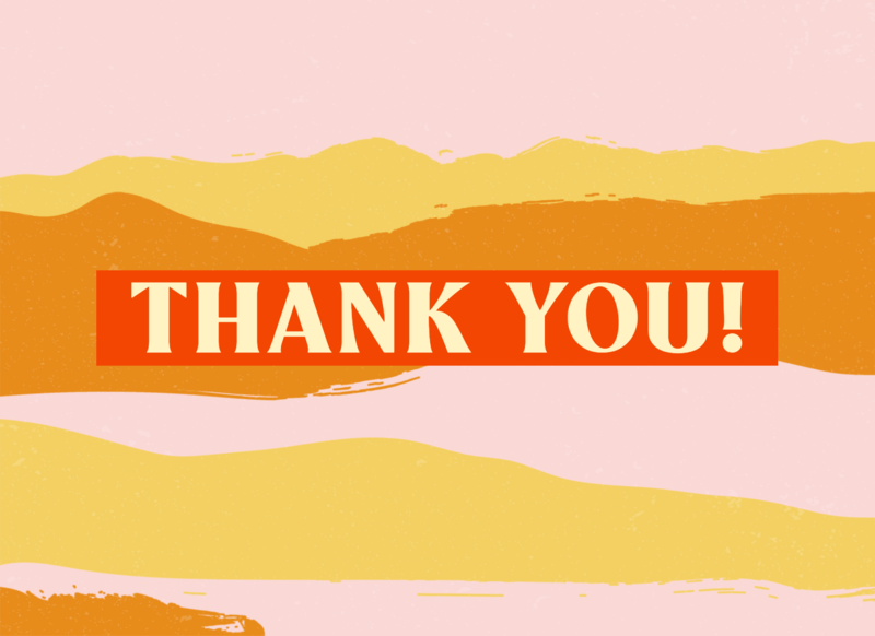 Thankful Greeting Card Design Template For Etsy Sellers With A Striped Background