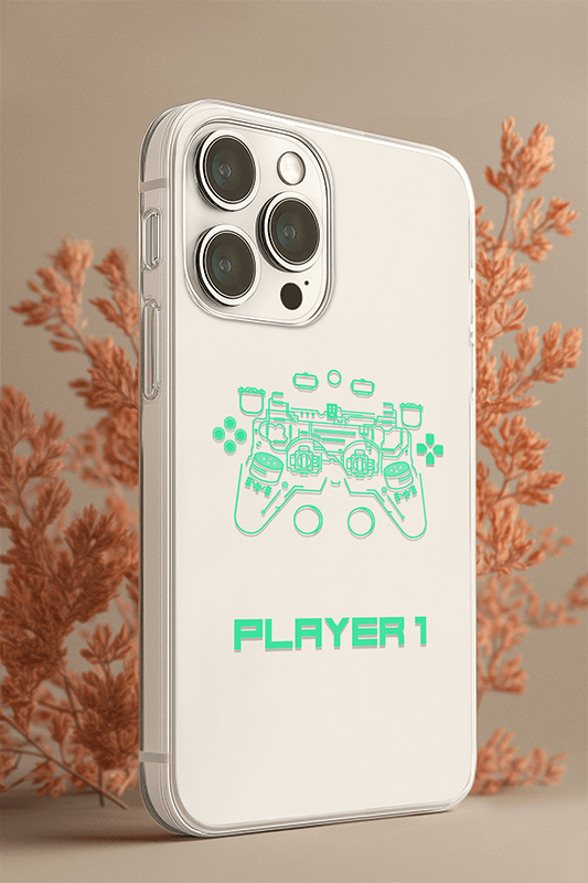 Print Mockup Featuring An Ai Created Clear Case For An Iphone 15 Pro Max