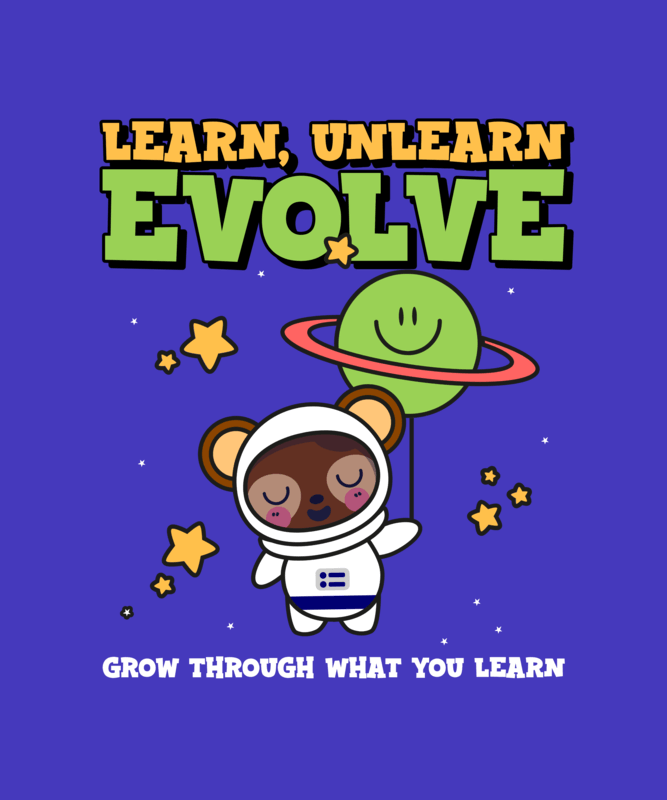 Back To School Shirt Ideas For Homeschoolers Featuring A Bt21 Inspired Bear In Space