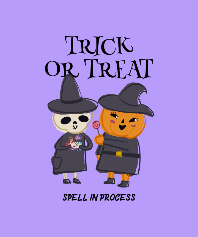 T Shirt Design Generator With Cute Halloween Characters