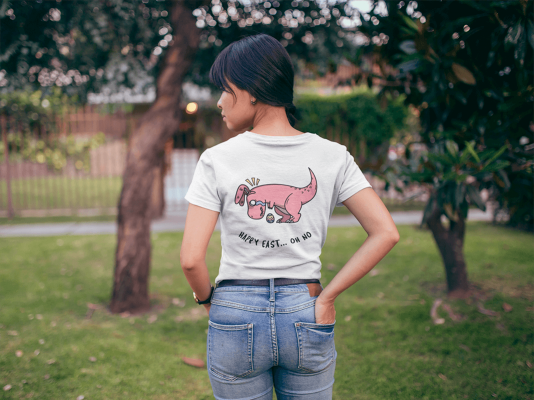 Back Shot Of A T Shirt Mockup Featuring A Woman At A Park 20574 Back Shot Of A T Shirt Mockup Featuring A Woman At A Park 20574