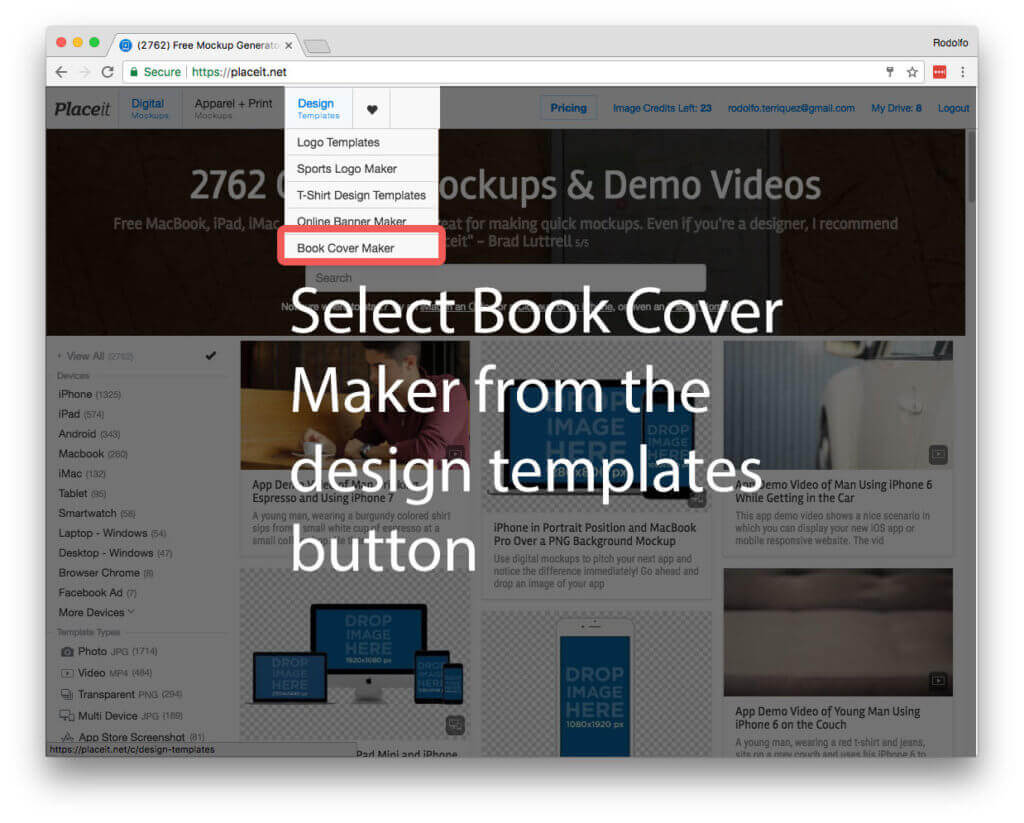 The Easiest Ebook Cover Software No Download Needed Placeit Blog